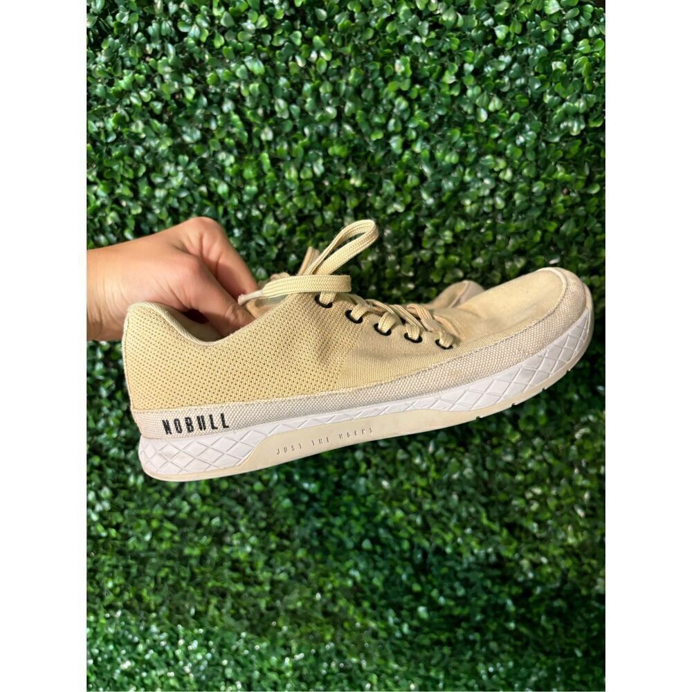 NOBULL Shoes Womens 8.5 Mens 7 Beige Trainer CrossFit Sneakers